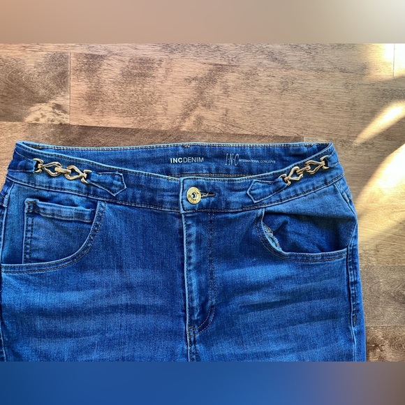 INC Baby Bootcut Gold Buckle 30 - Picture 4 of 10